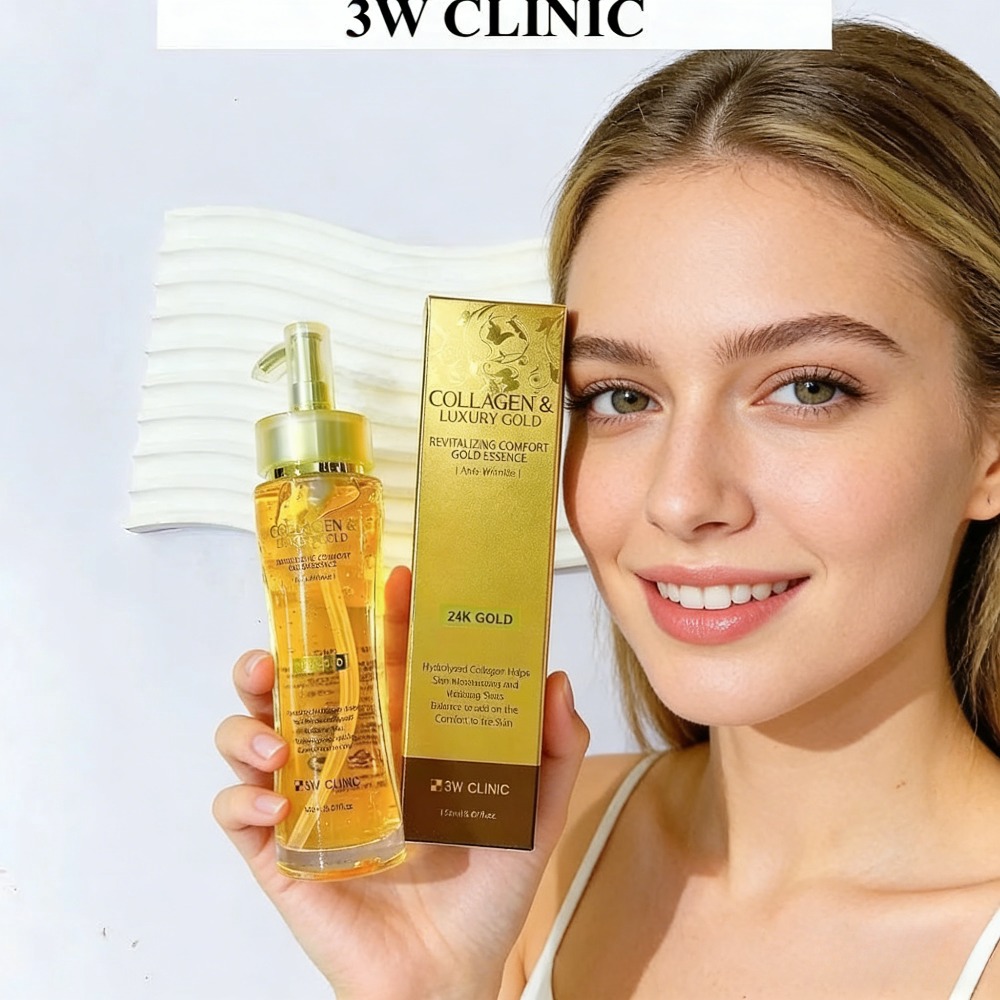 3WCLINIC Collagen & Luxury Gol – обзор и цена Luxury Skincare In Korea